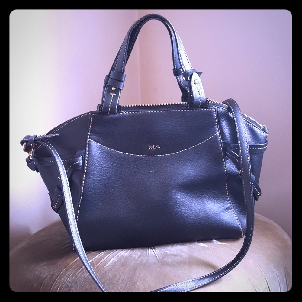 Lauren Ralph Lauren Black satchel